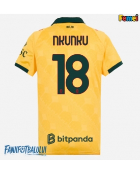 AC Milan Christopher Nkunku #18 Tricou Fotbal Replică 2025-26 Femei Treilea